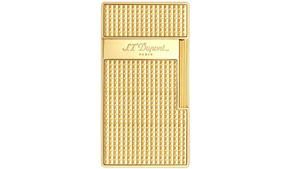 S.T. Dupont Biggy Aansteker Diamantkop Goud 025009