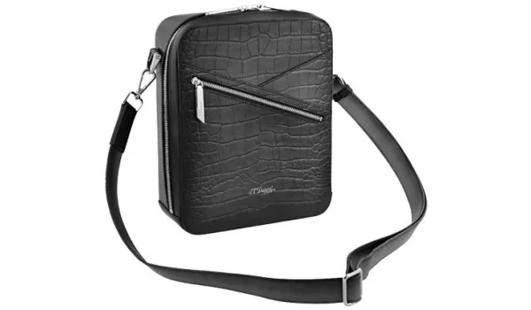 S.T. Dupont Le Grand Atelier sigraen crossbody tas zwart 141053